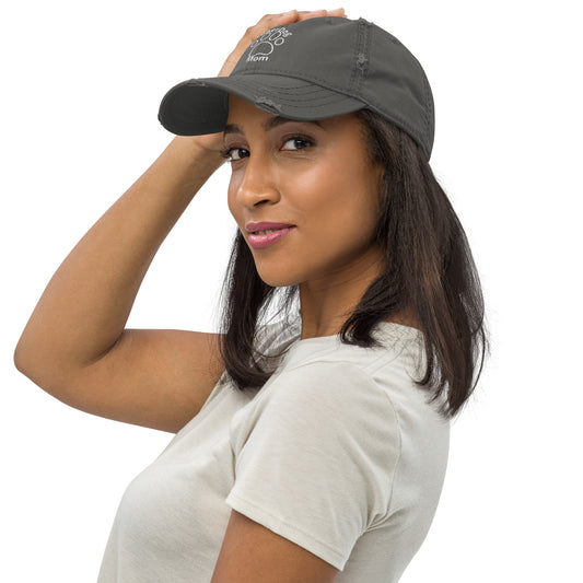 Sober Dog Mom-Stay Dry™ Distressed Mom Hat