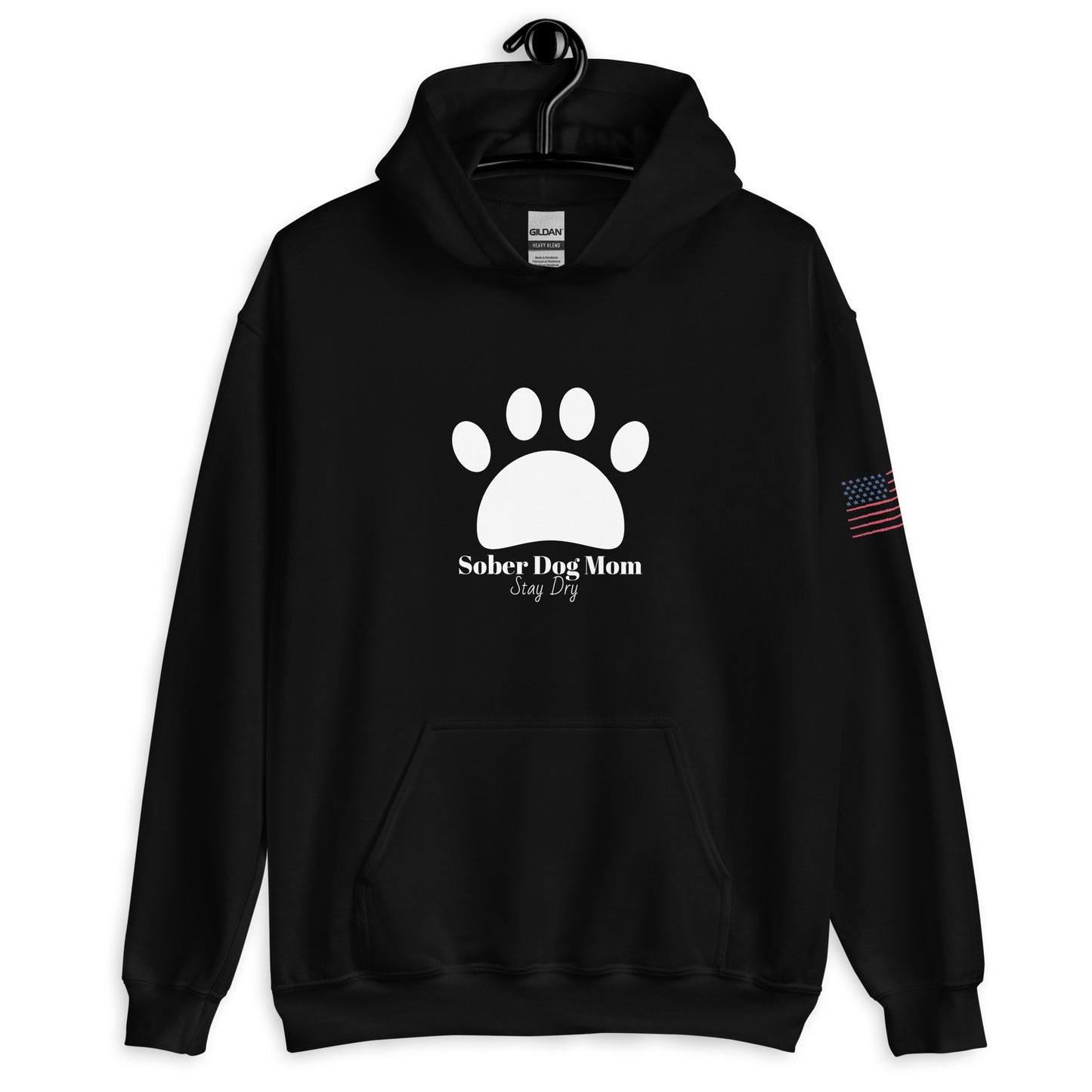 Sober Dog Mom-Stay Dry™ Unisex Hoodie