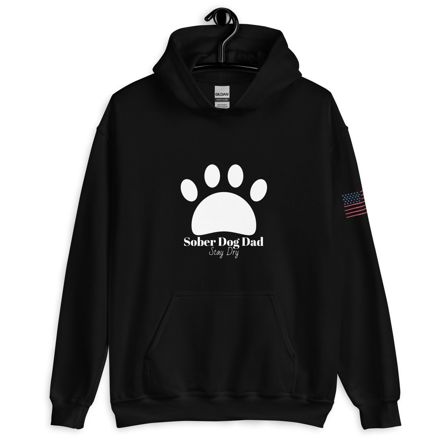 Sober Dog Dad-Stay Dry™ Unisex Hoodie