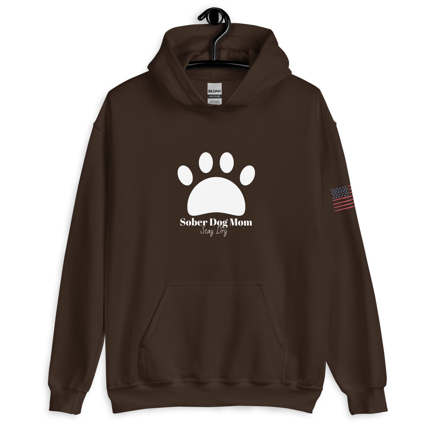 Sober Dog Mom-Stay Dry™ Unisex Hoodie