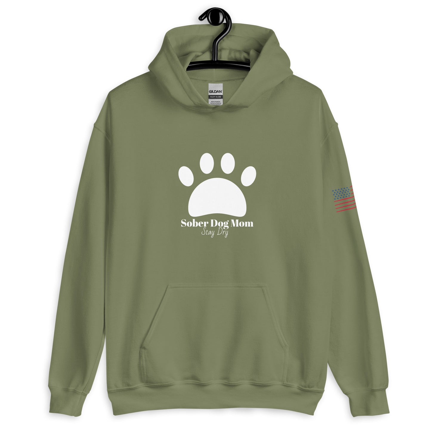 Sober Dog Mom-Stay Dry™ Unisex Hoodie