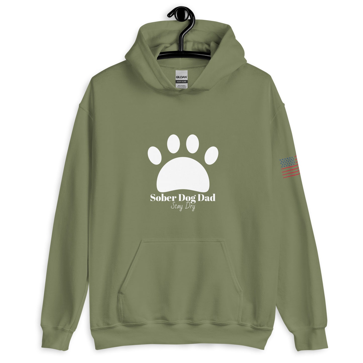 Sober Dog Dad-Stay Dry™ Unisex Hoodie